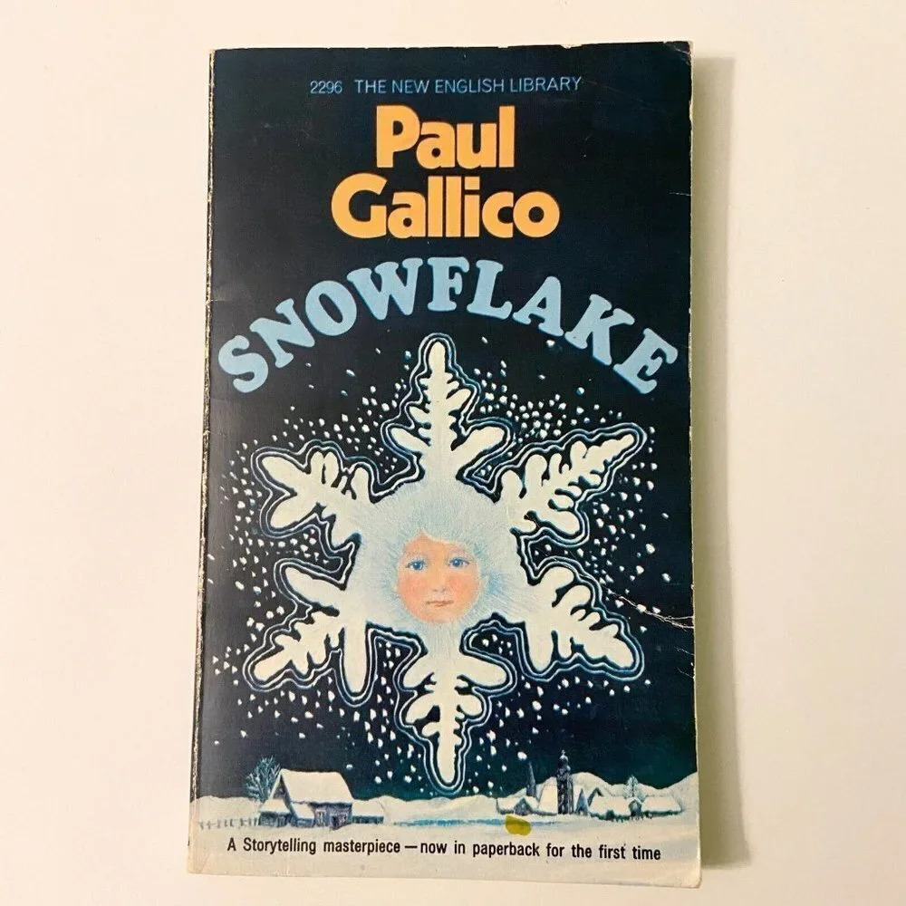 Vintage 1968  Snowflake by Paul Gallico Paperback Book NEL Edition